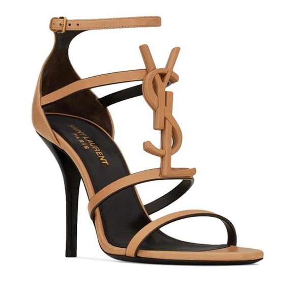 NIB Saint Laurent
Cassandra Sandals in Smooth Vegetable-tanned Leather size 36.5 - Picture 1 of 8